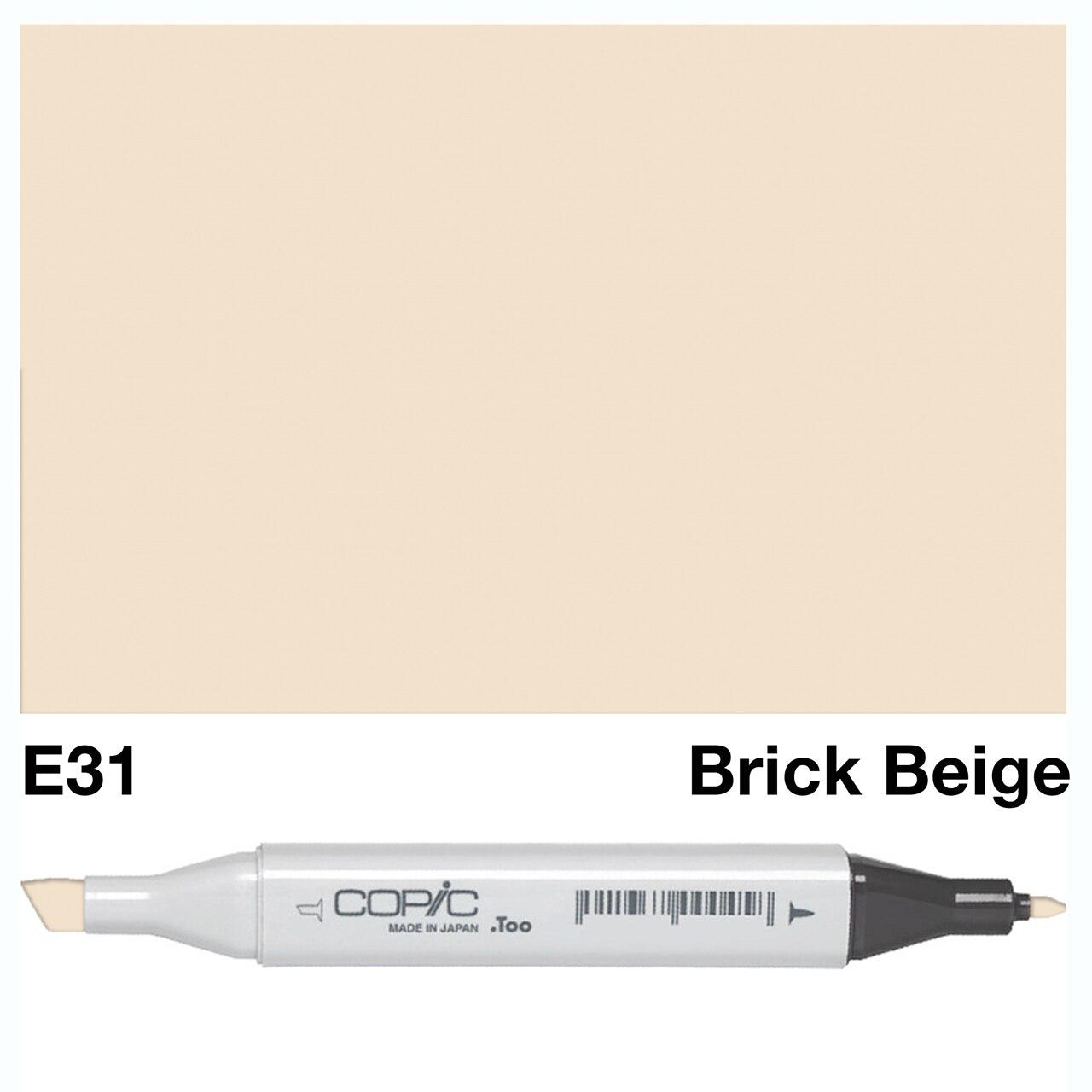 Copic - Original Marker - Brick Beige - E31-ScrapbookPal