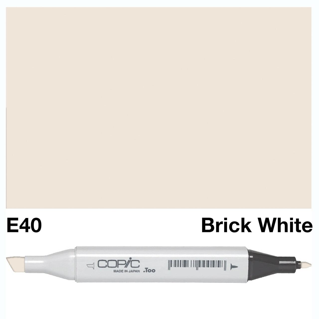 Copic - Original Marker - Brick White - E40-ScrapbookPal