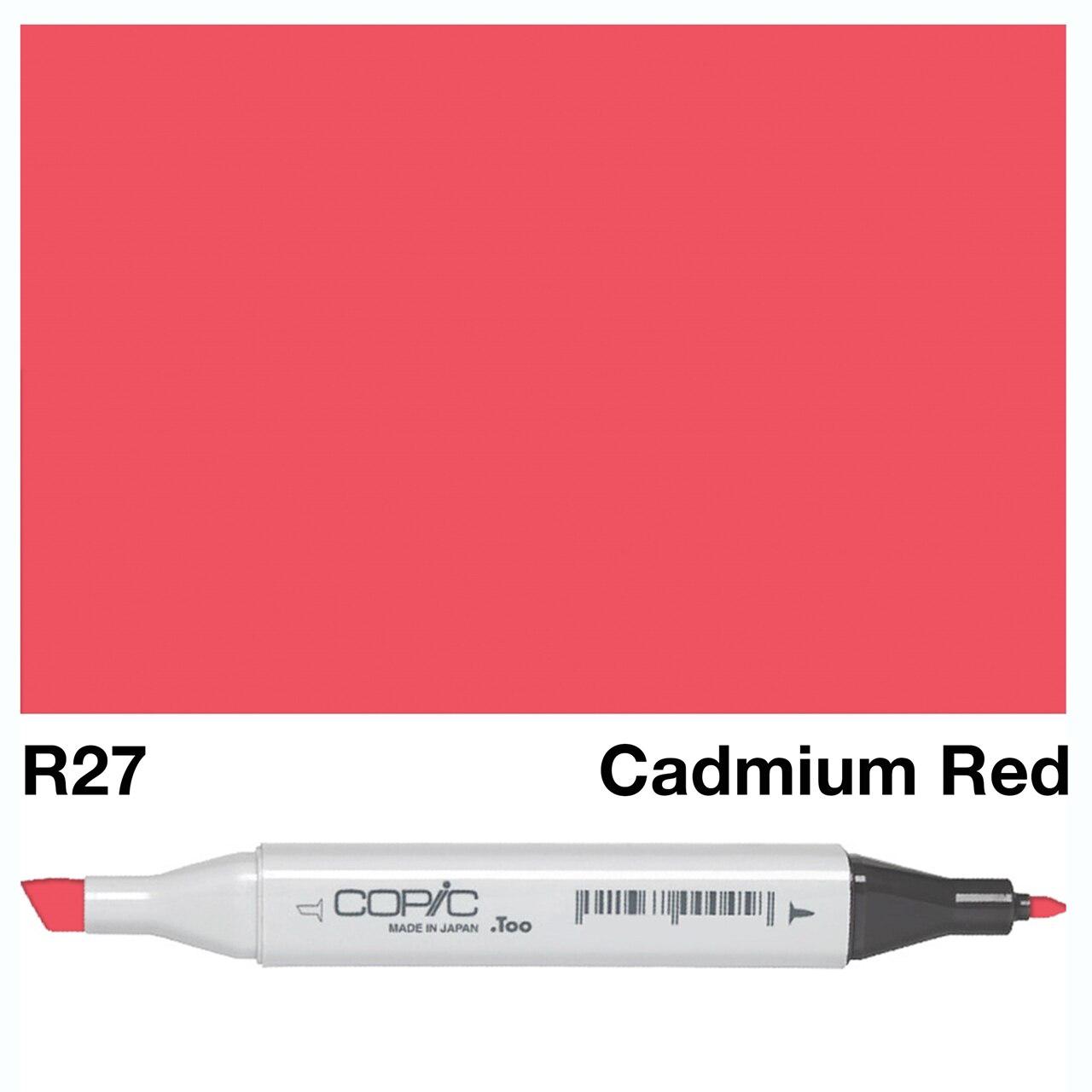 Copic - Original Marker - Cadmium Red - R27-ScrapbookPal