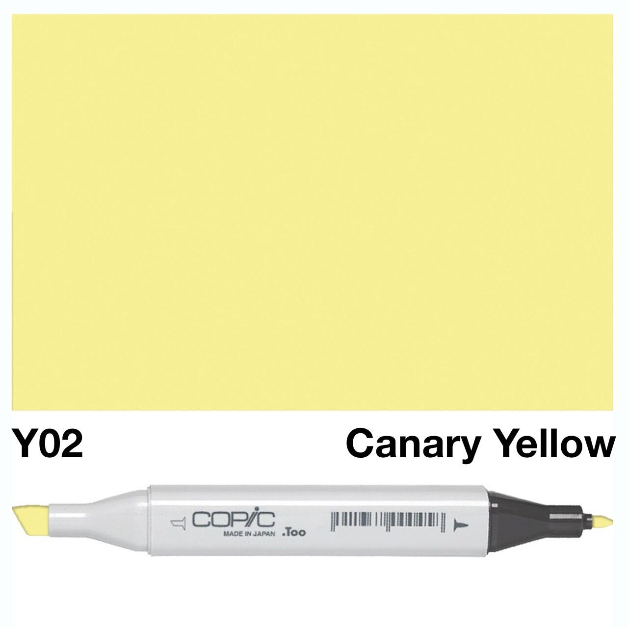 Copic - Original Marker - Canary Yellow - Y02-ScrapbookPal