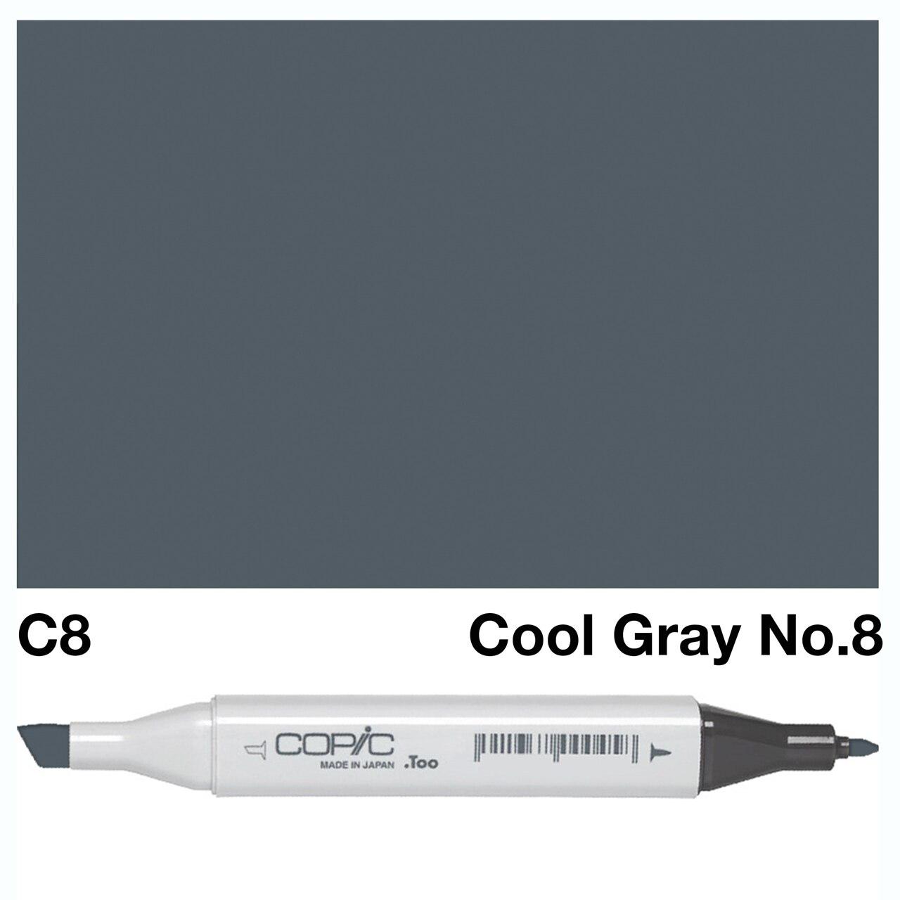 Copic - Original Marker - Cool Gray - C8-ScrapbookPal