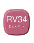 Copic - Original Marker - Dark Pink - RV34-ScrapbookPal