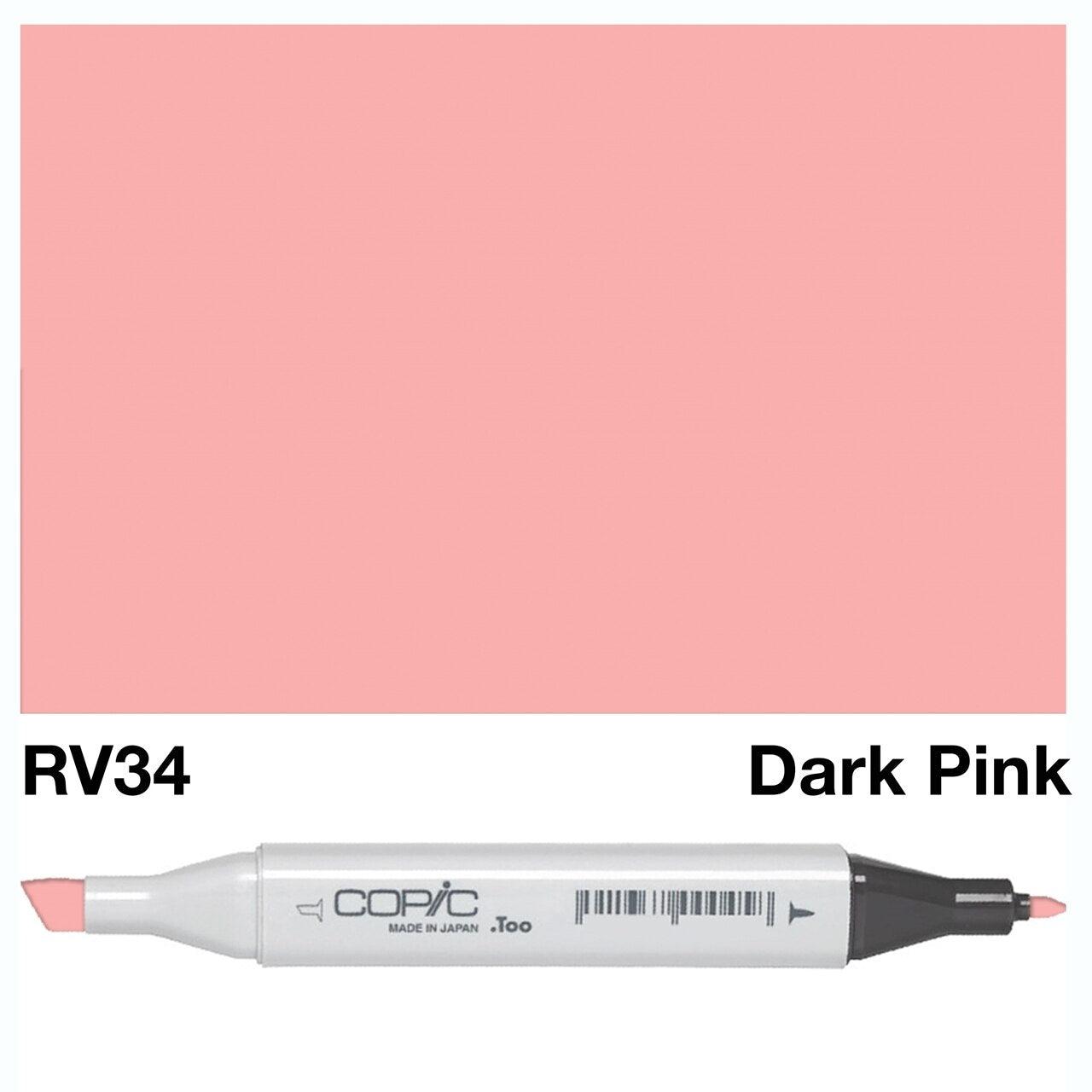 Copic - Original Marker - Dark Pink - RV34-ScrapbookPal