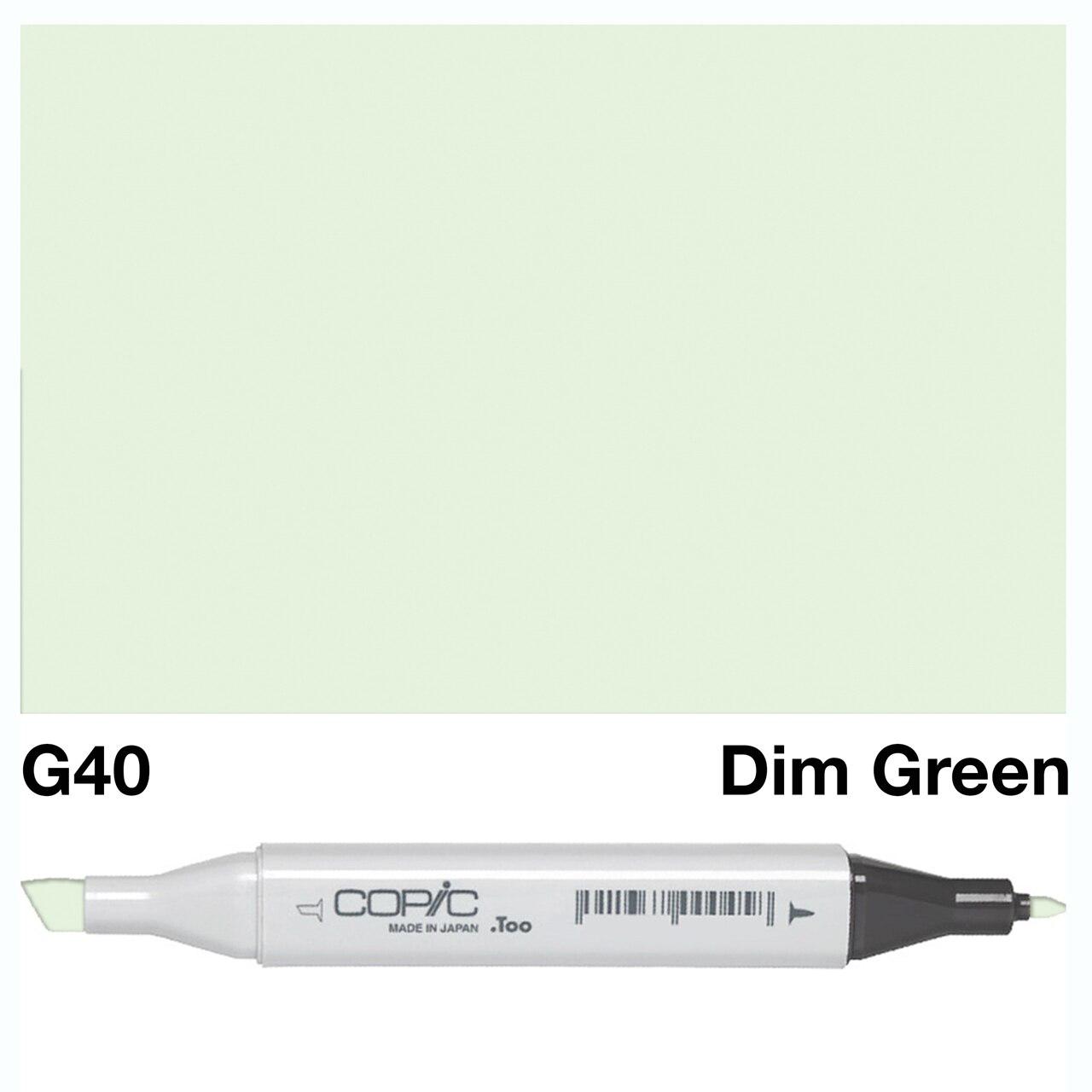 Copic - Original Marker - Dim Green - G40-ScrapbookPal