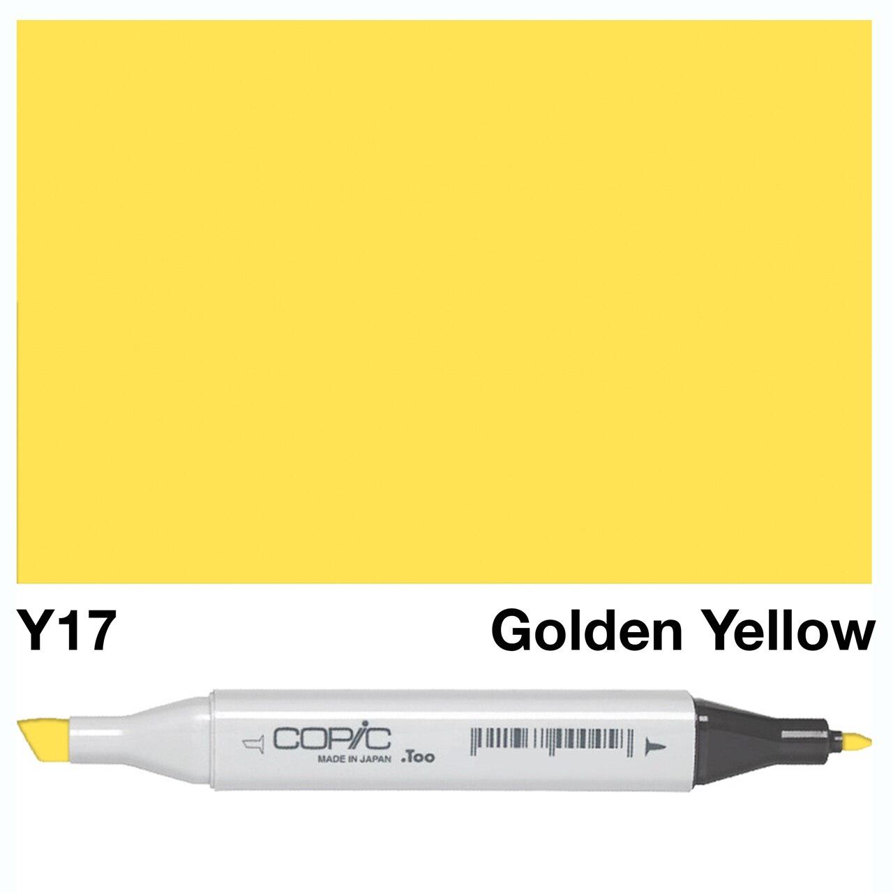 Copic - Original Marker - Golden Yellow - Y17-ScrapbookPal