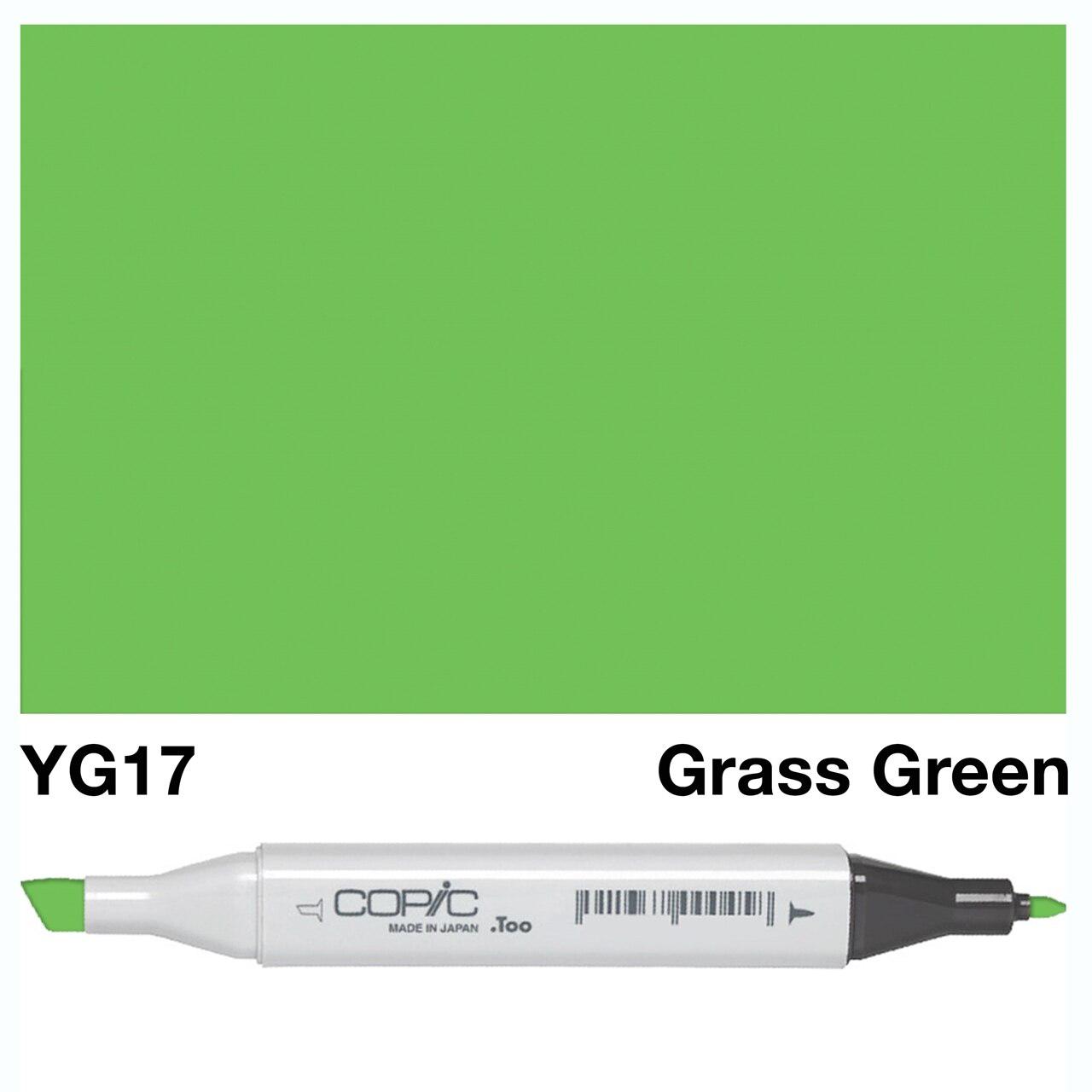 Copic - Original Marker - Grass Green - YG17-ScrapbookPal