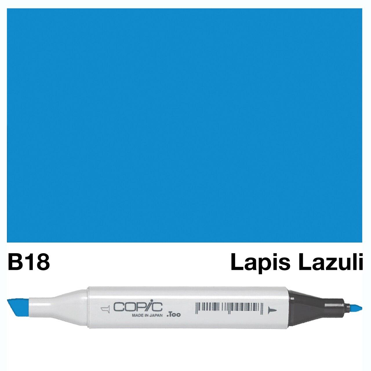 Copic - Original Marker - Lapis Lazuli - B18-ScrapbookPal