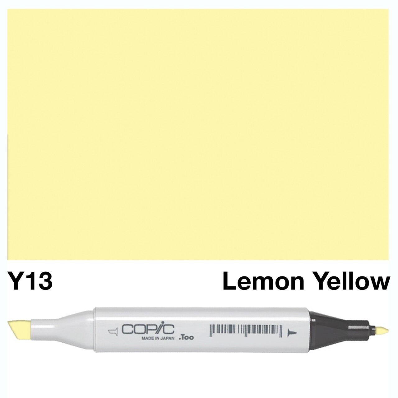 Copic - Original Marker - Lemon Yellow - Y13-ScrapbookPal