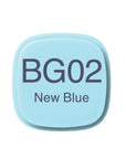 Copic - Original Marker - New Blue - BG02-ScrapbookPal