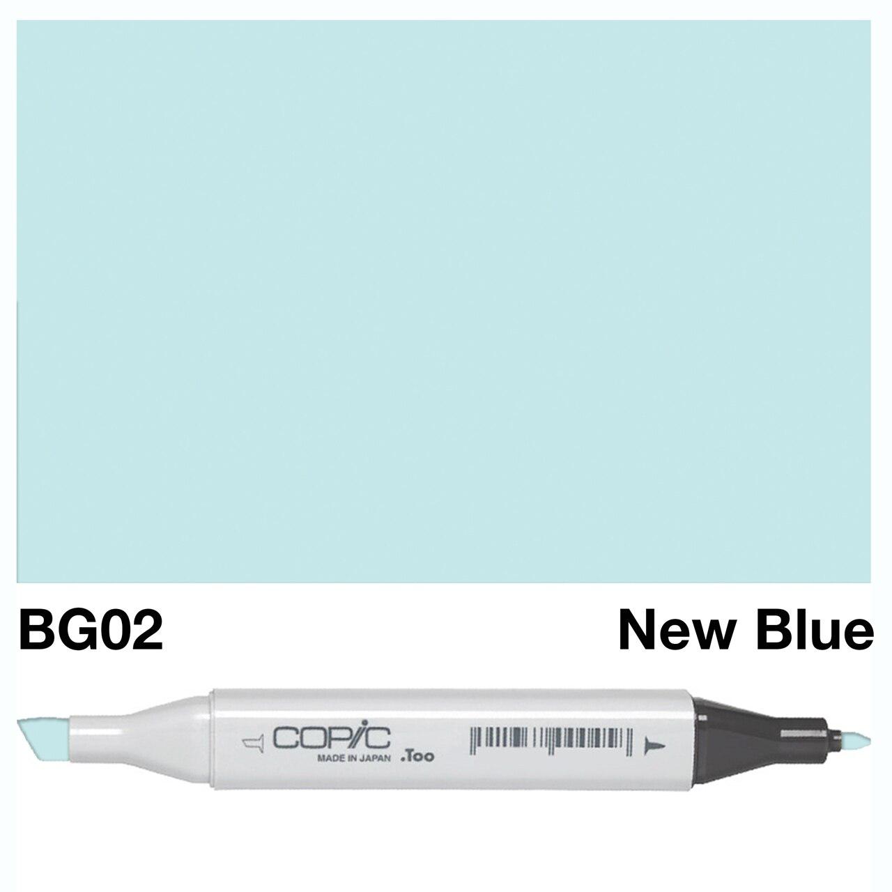 Copic - Original Marker - New Blue - BG02-ScrapbookPal