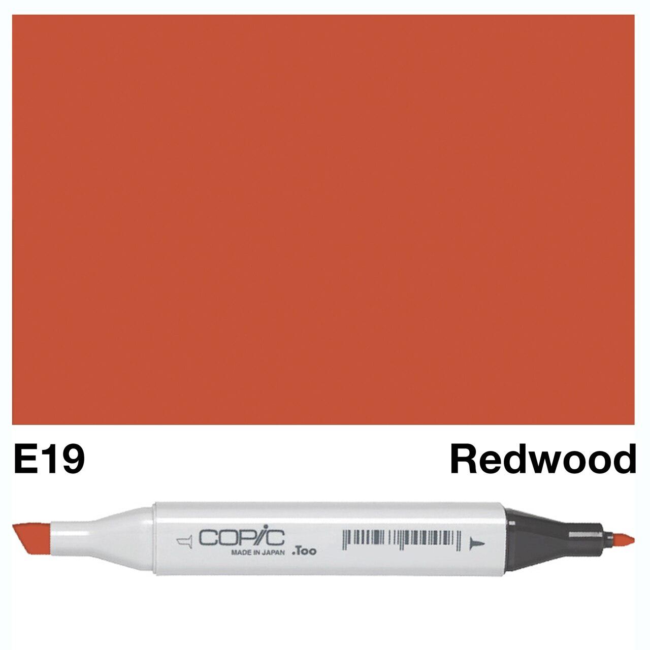 Copic - Original Marker - Redwood - E19-ScrapbookPal