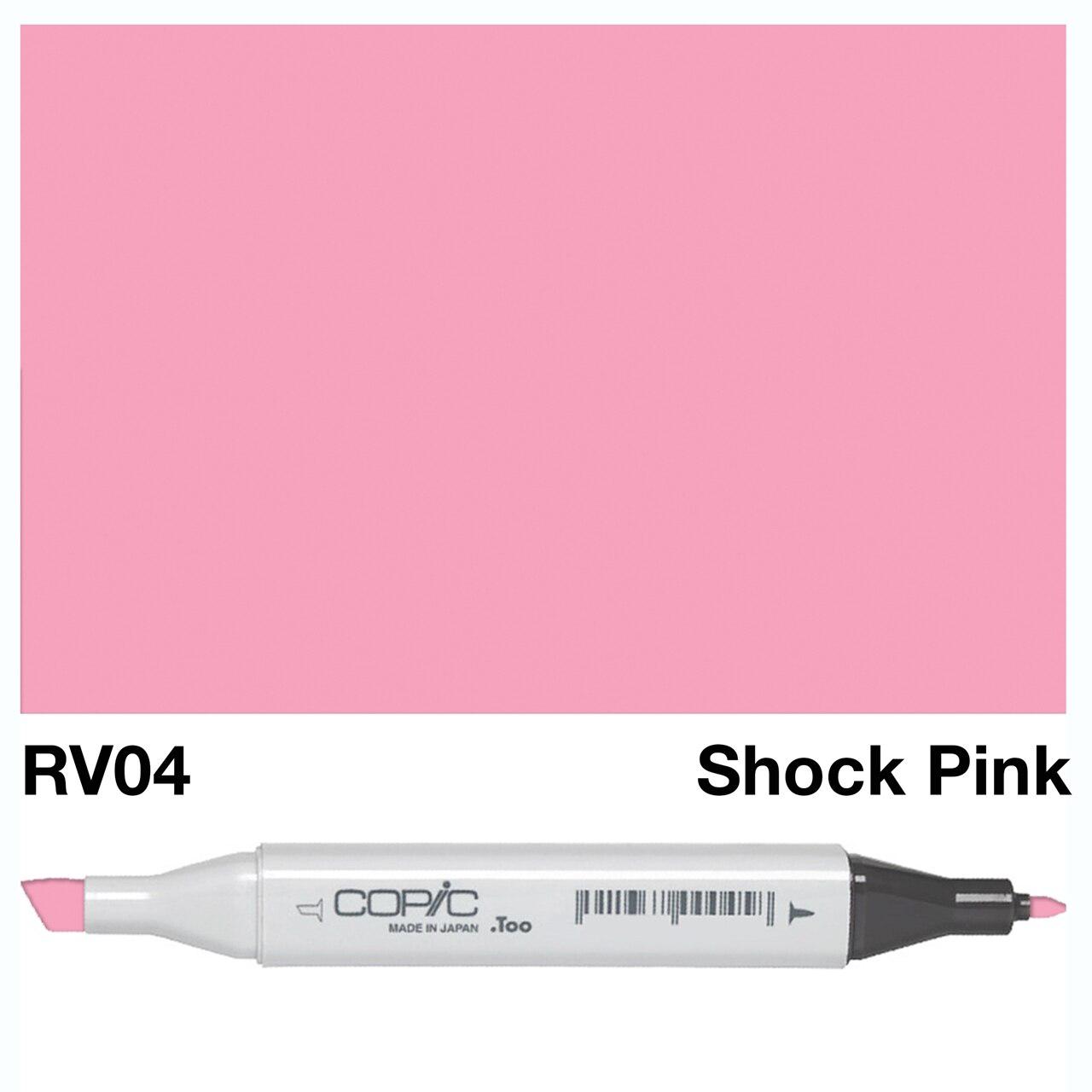 Copic - Original Marker - Shock Pink - RV04-ScrapbookPal