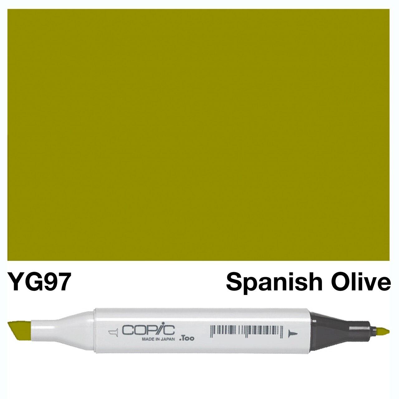 Copic - Original Marker - Spanish Olive - YG97-ScrapbookPal