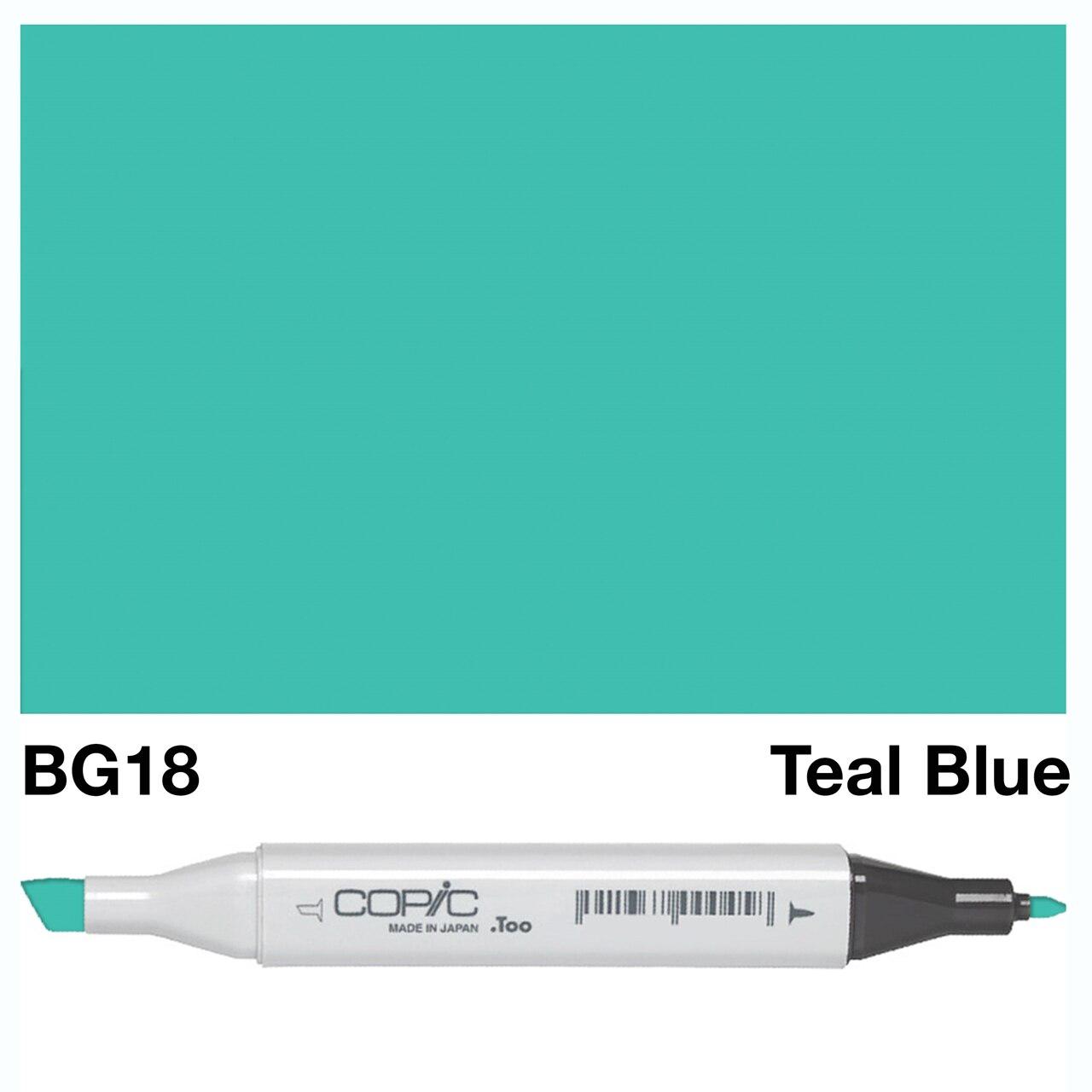 Copic - Original Marker - Teal Blue - BG18-ScrapbookPal