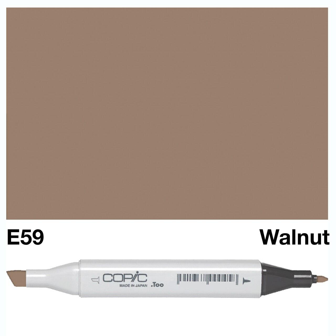 Copic - Original Marker - Walnut - E59-ScrapbookPal