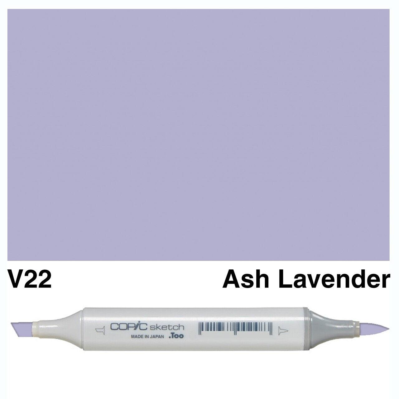 Copic - Sketch Marker - Ash Lavender - V22-ScrapbookPal