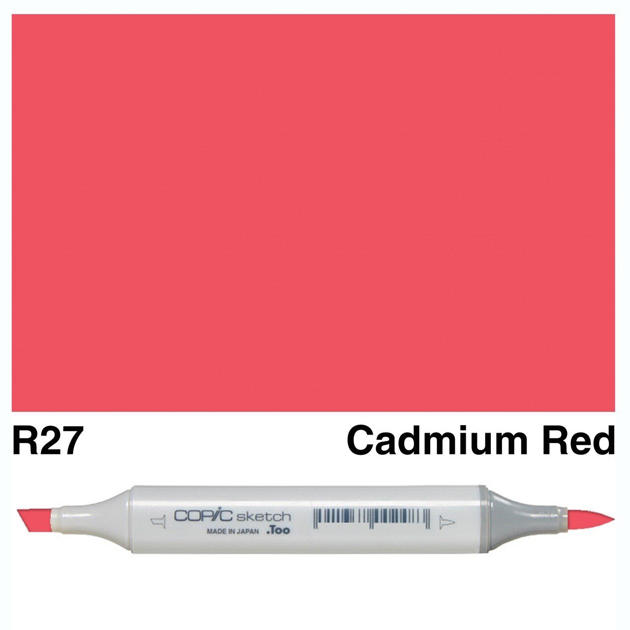 Copic - Sketch Marker - Cadmium Red - R27-ScrapbookPal