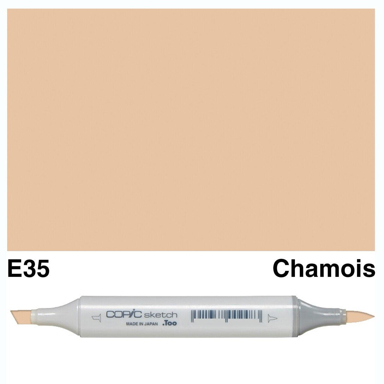 Copic - Sketch Marker - Chamois - E35-ScrapbookPal