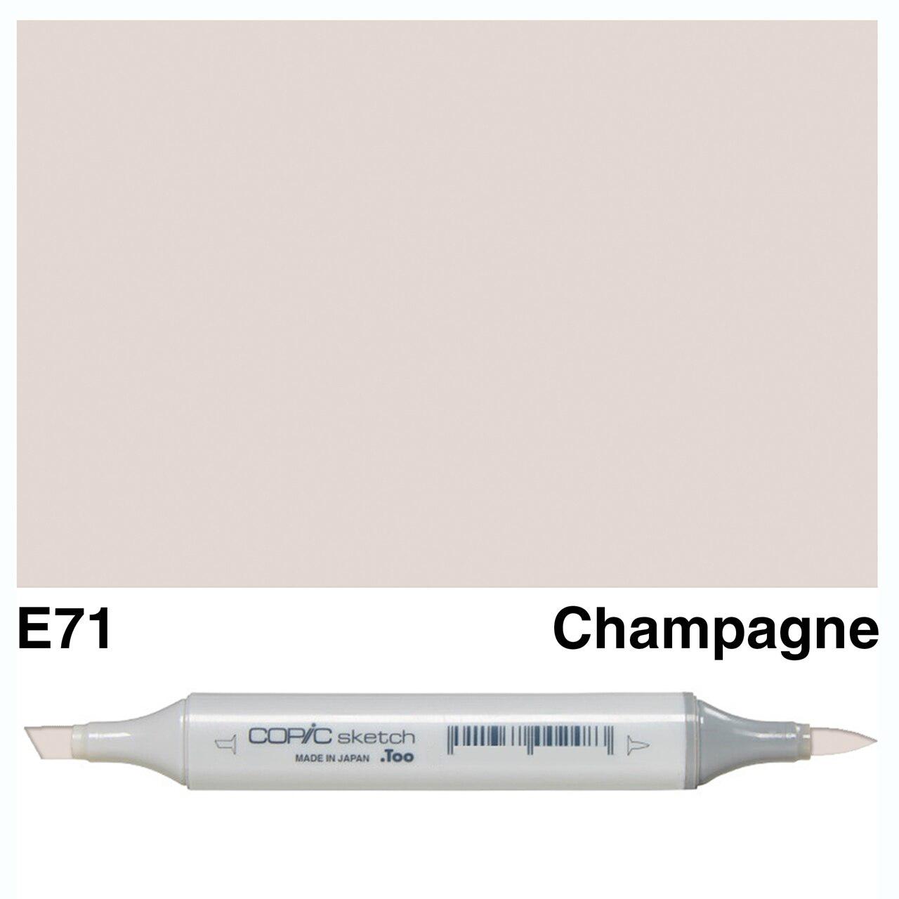 Copic - Sketch Marker - Champagne - E71-ScrapbookPal