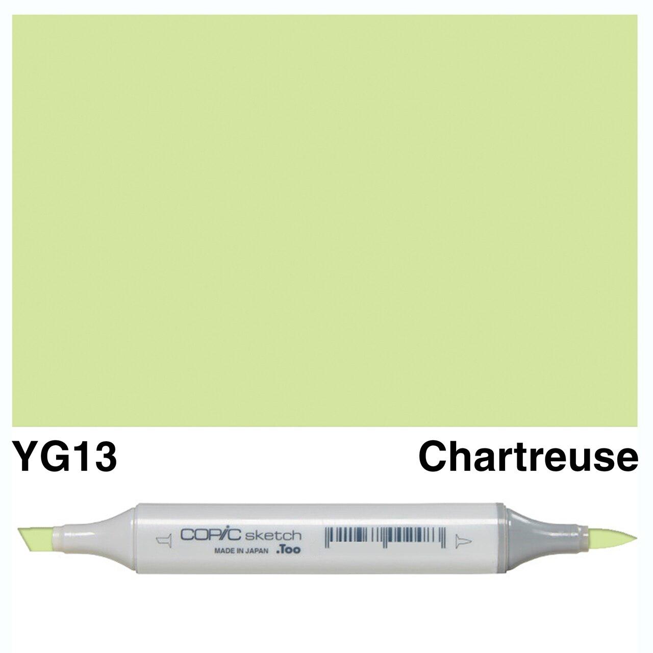 Copic - Sketch Marker - Chartreuse - YG13-ScrapbookPal