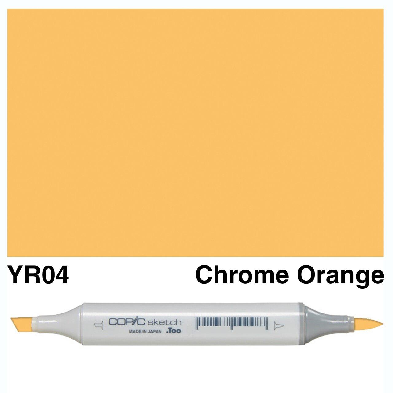 Copic - Sketch Marker - Chrome Orange - YR04-ScrapbookPal