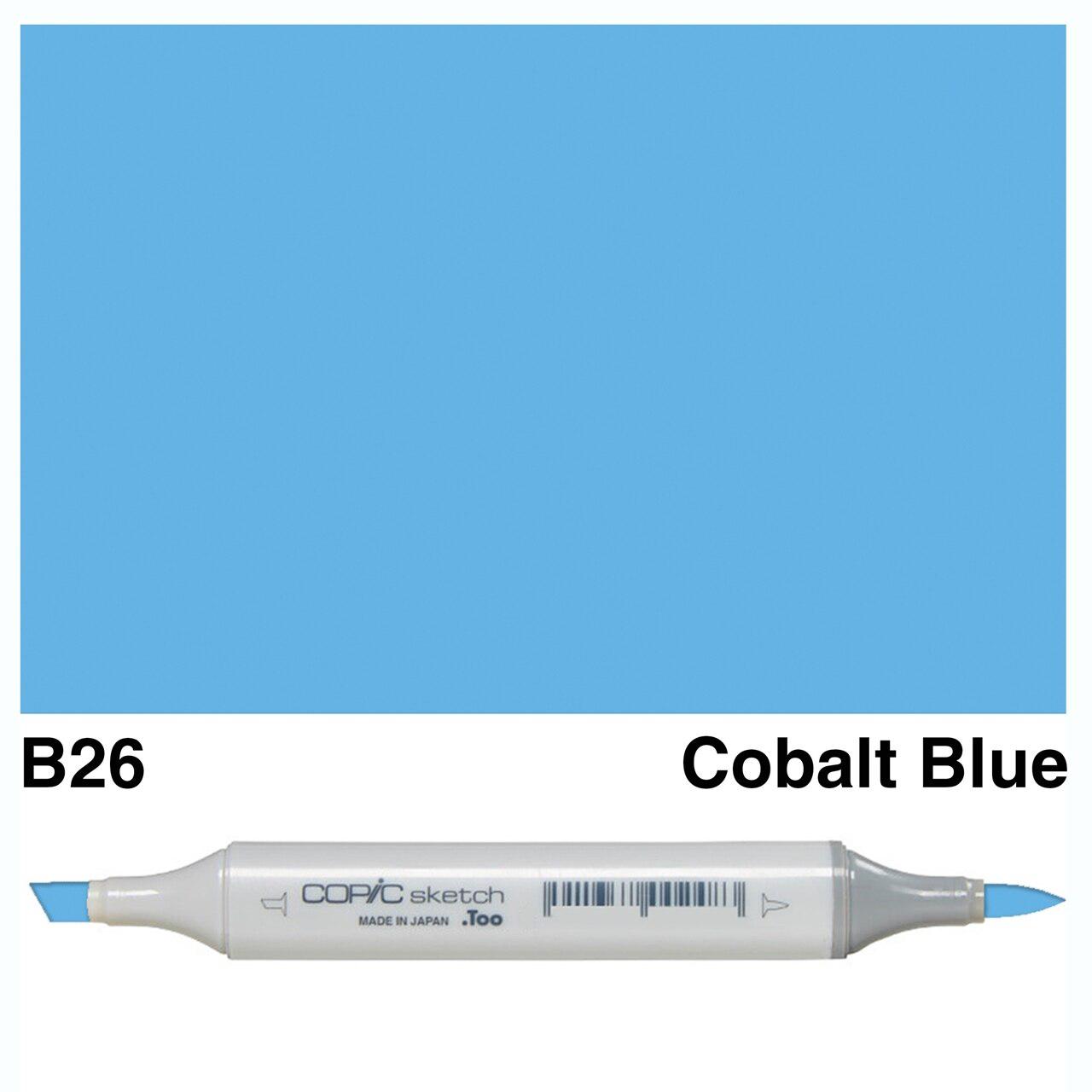 Copic - Sketch Marker - Cobalt Blue - B26-ScrapbookPal