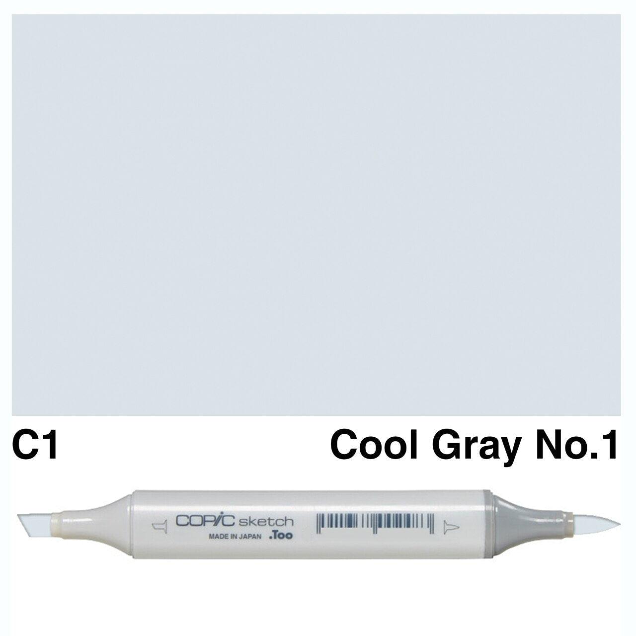 Copic - Sketch Marker - Cool Gray No. 1 - C1-ScrapbookPal