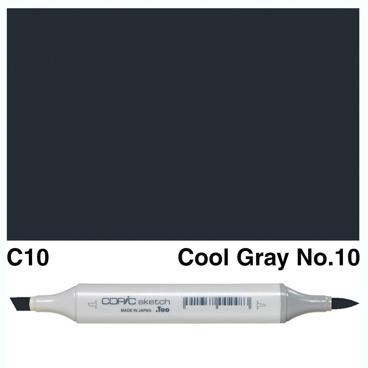 Copic - Sketch Marker - Cool Gray No. 10 - C10-ScrapbookPal