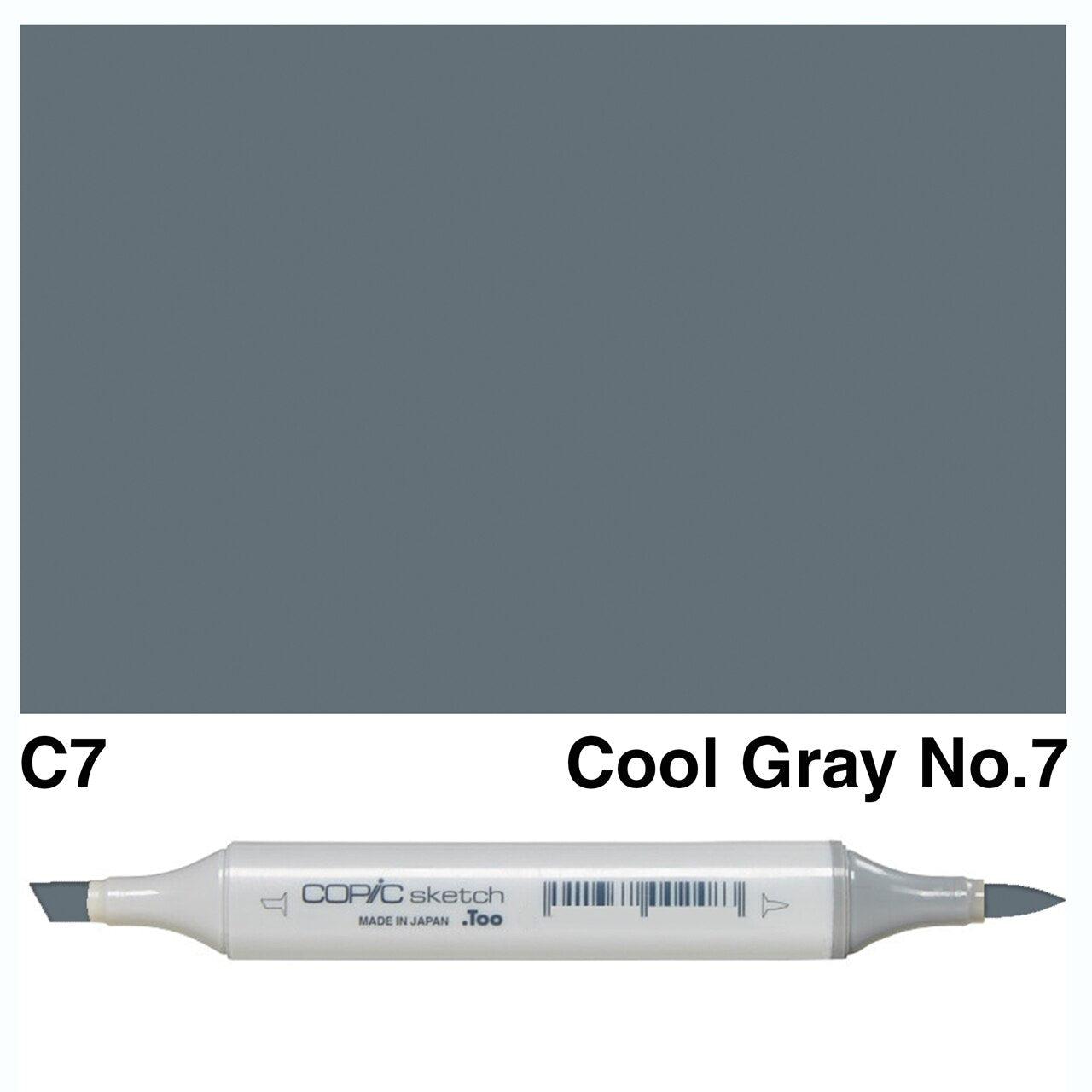 Copic - Sketch Marker - Cool Gray No. 7 - C7 – ScrapbookPal