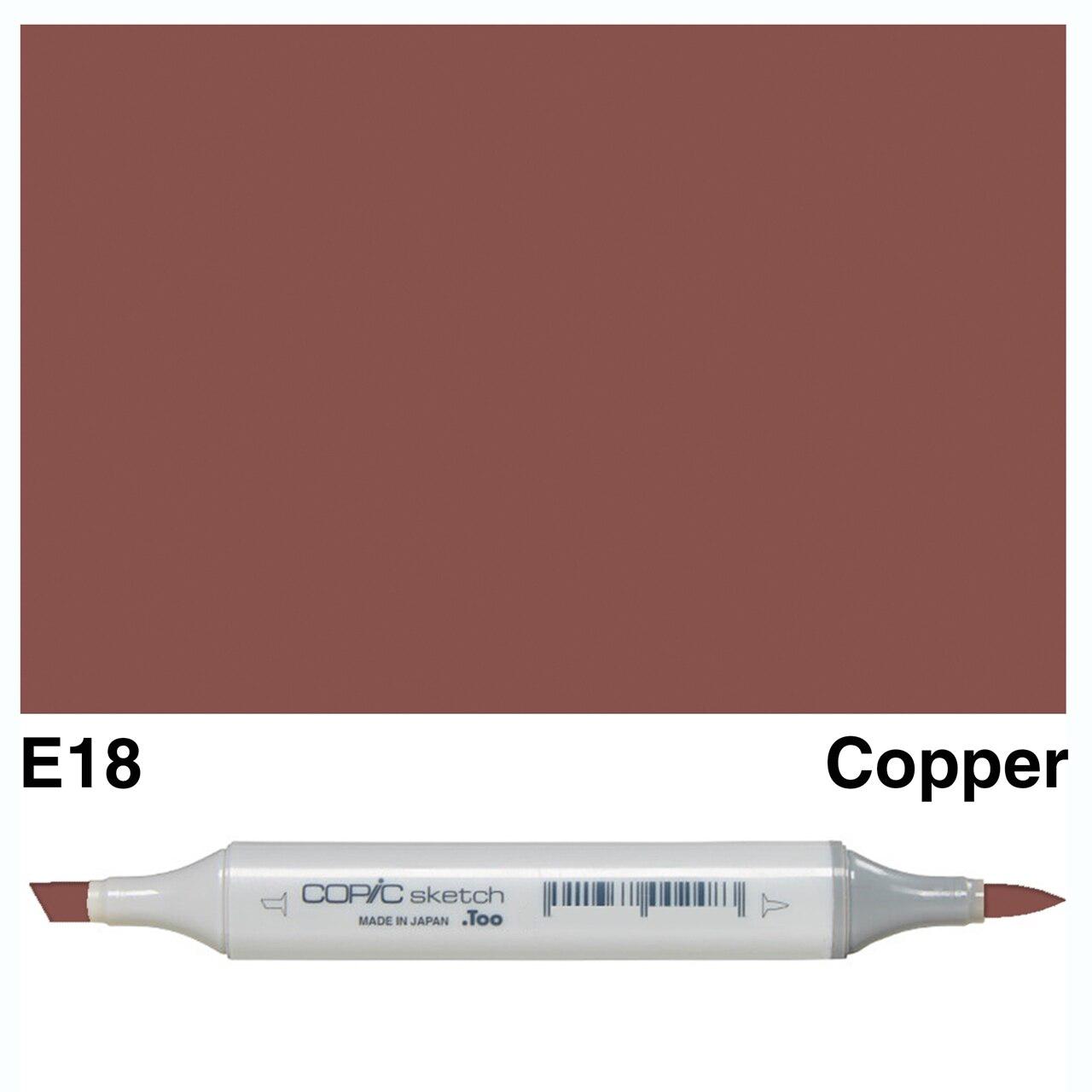 Copic - Sketch Marker - Copper - E18-ScrapbookPal