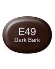 Copic - Sketch Marker - Dark Bark - E49-ScrapbookPal