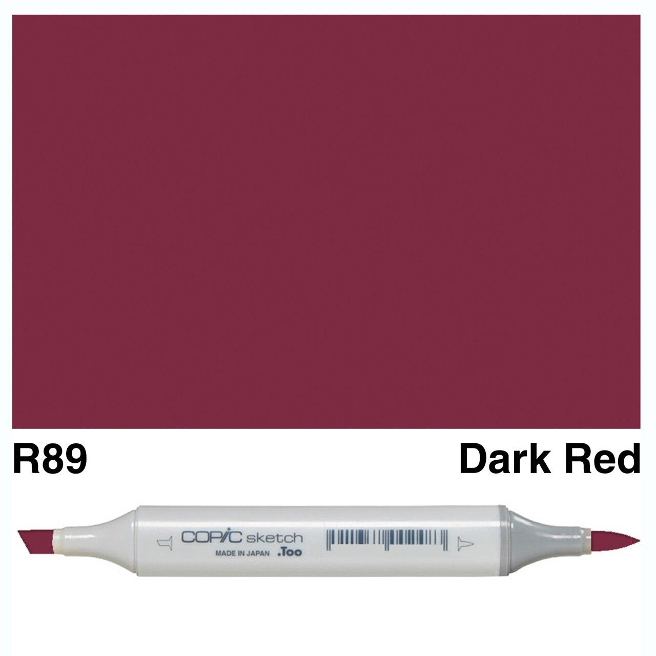 Copic - Sketch Marker - Dark Red - R89-ScrapbookPal