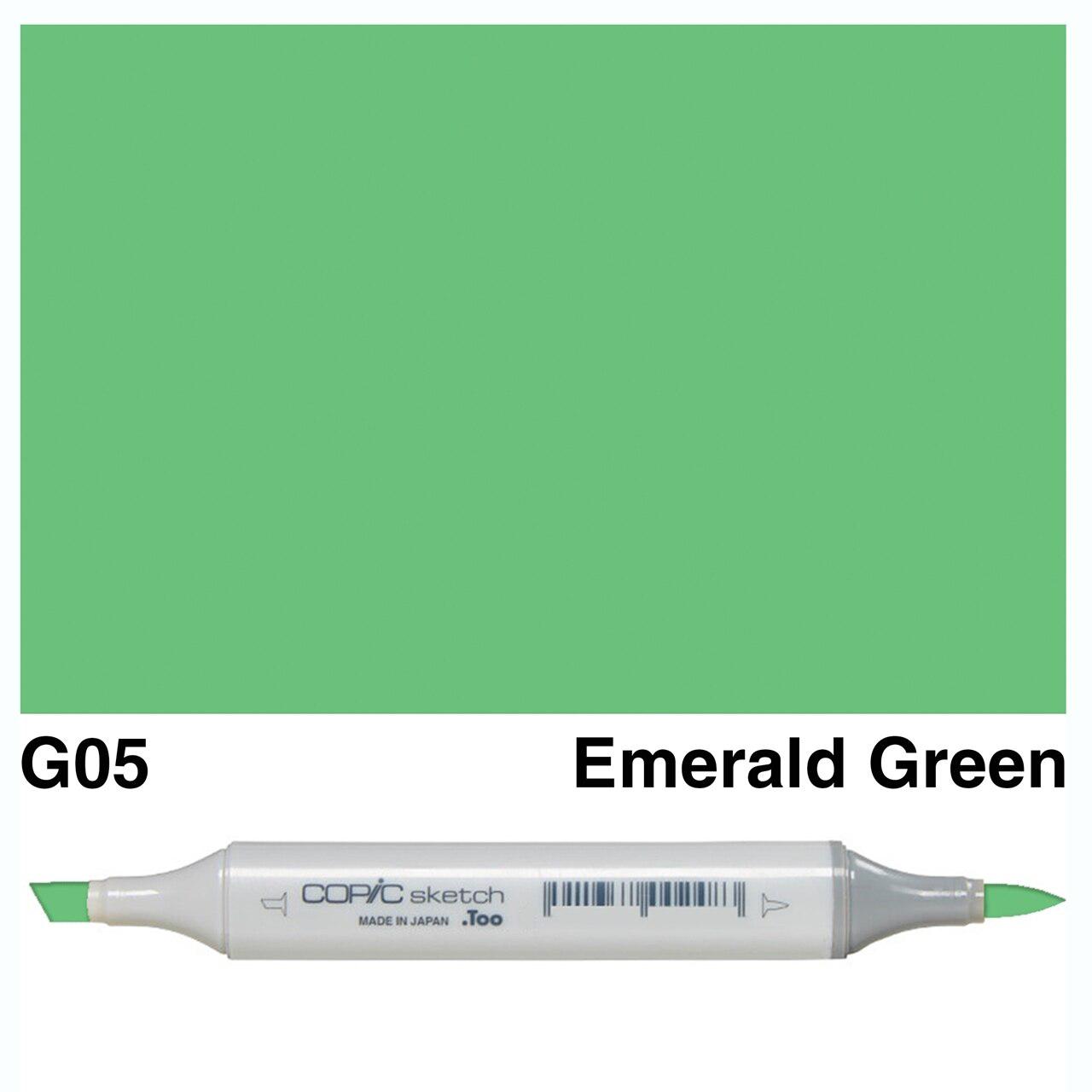 Copic - Sketch Marker - Emerald Green - G05-ScrapbookPal