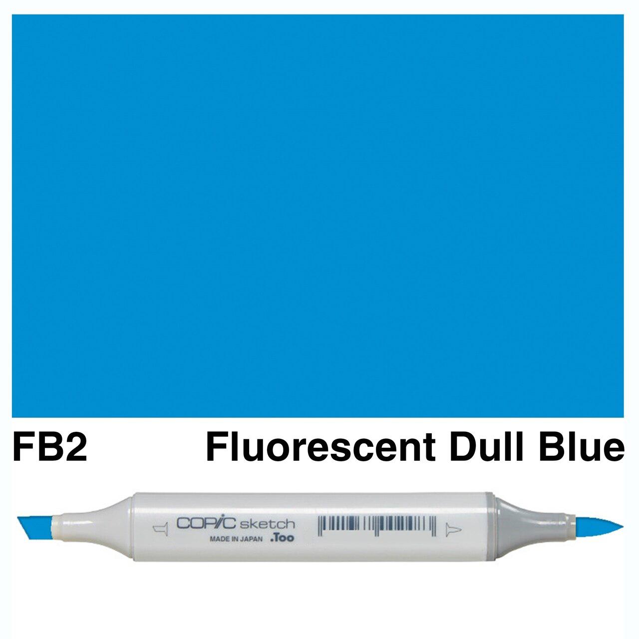 Copic - Sketch Marker - Fluorescent Blue - FB-ScrapbookPal