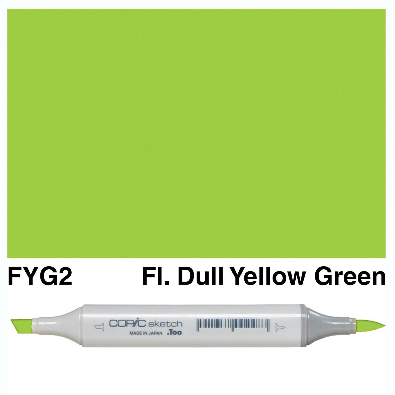 Copic - Sketch Marker - Fluorescent Green - FG-ScrapbookPal
