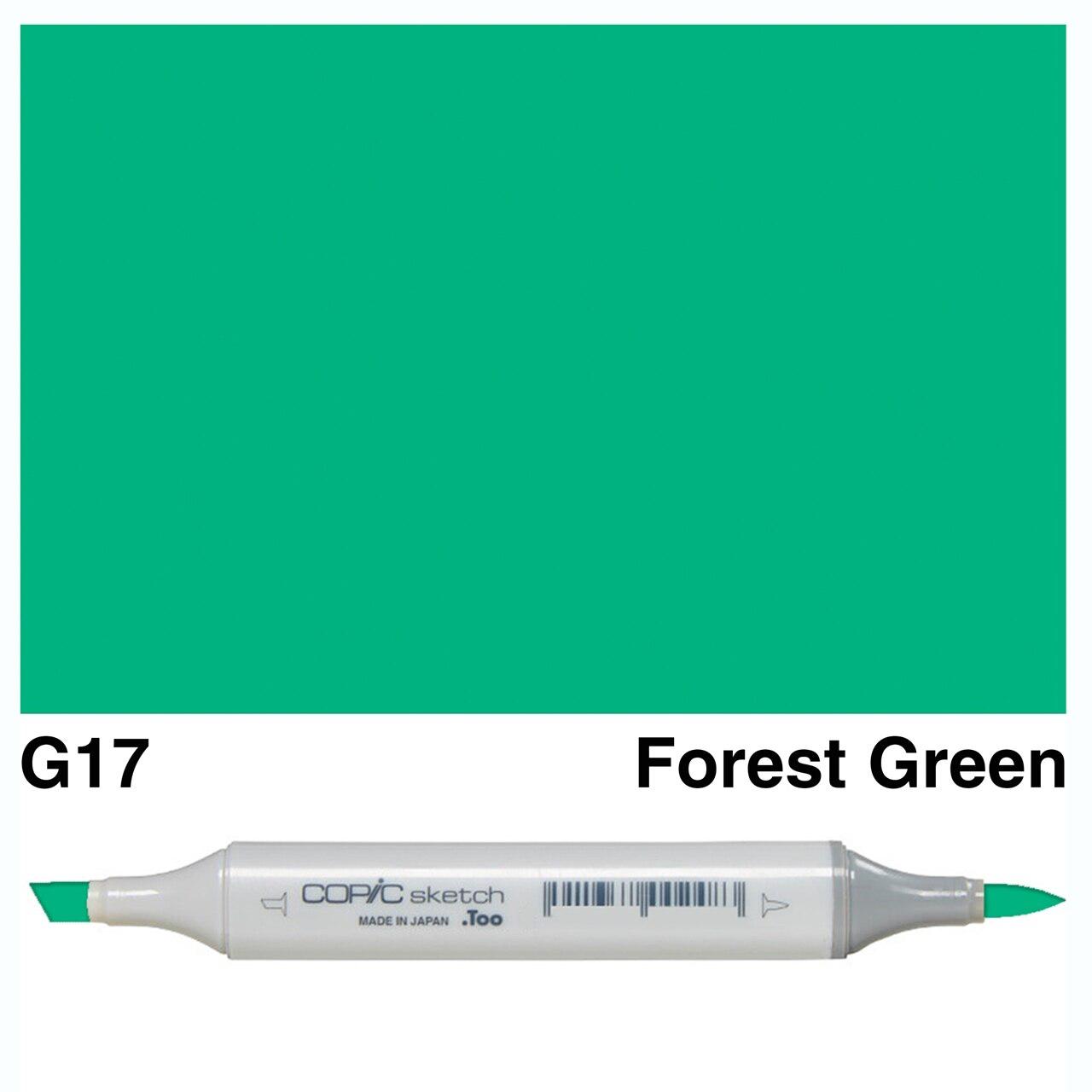 Copic - Sketch Marker - Forest Green - G17-ScrapbookPal