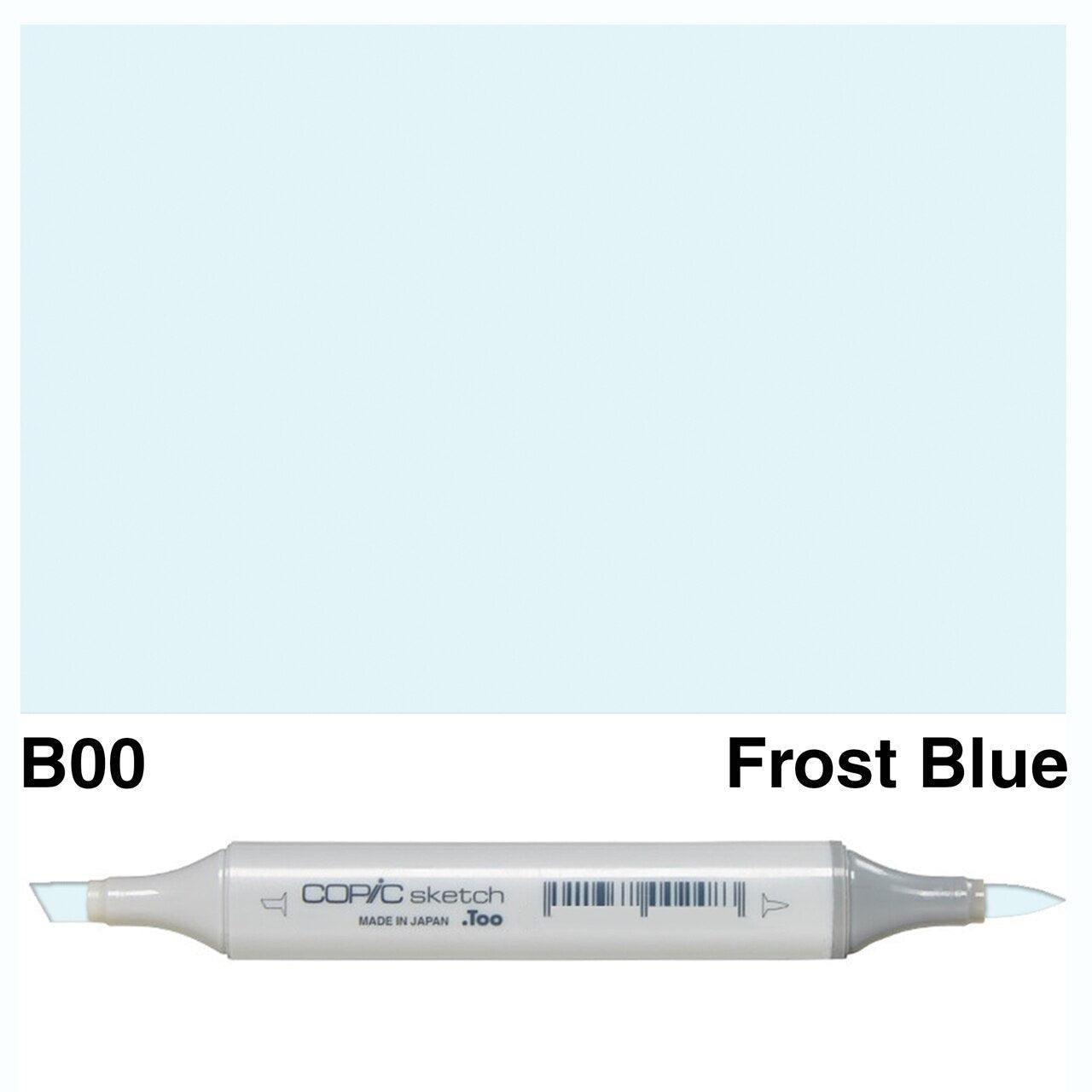 Copic - Sketch Marker - Frost Blue - B00-ScrapbookPal
