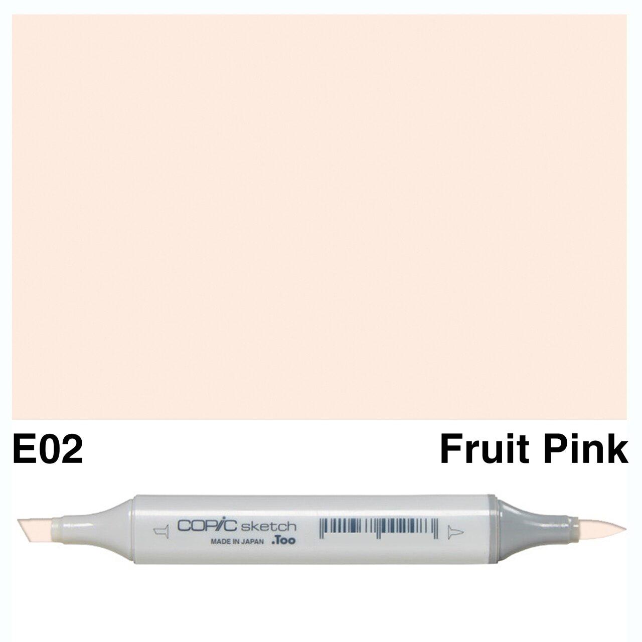 Copic - Sketch Marker - Fruit Pink - E02-ScrapbookPal