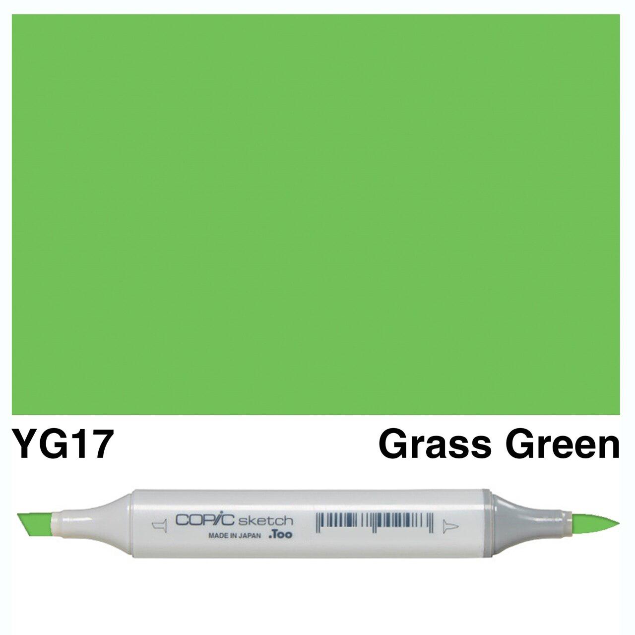 Copic - Sketch Marker - Grass Green - YG17-ScrapbookPal