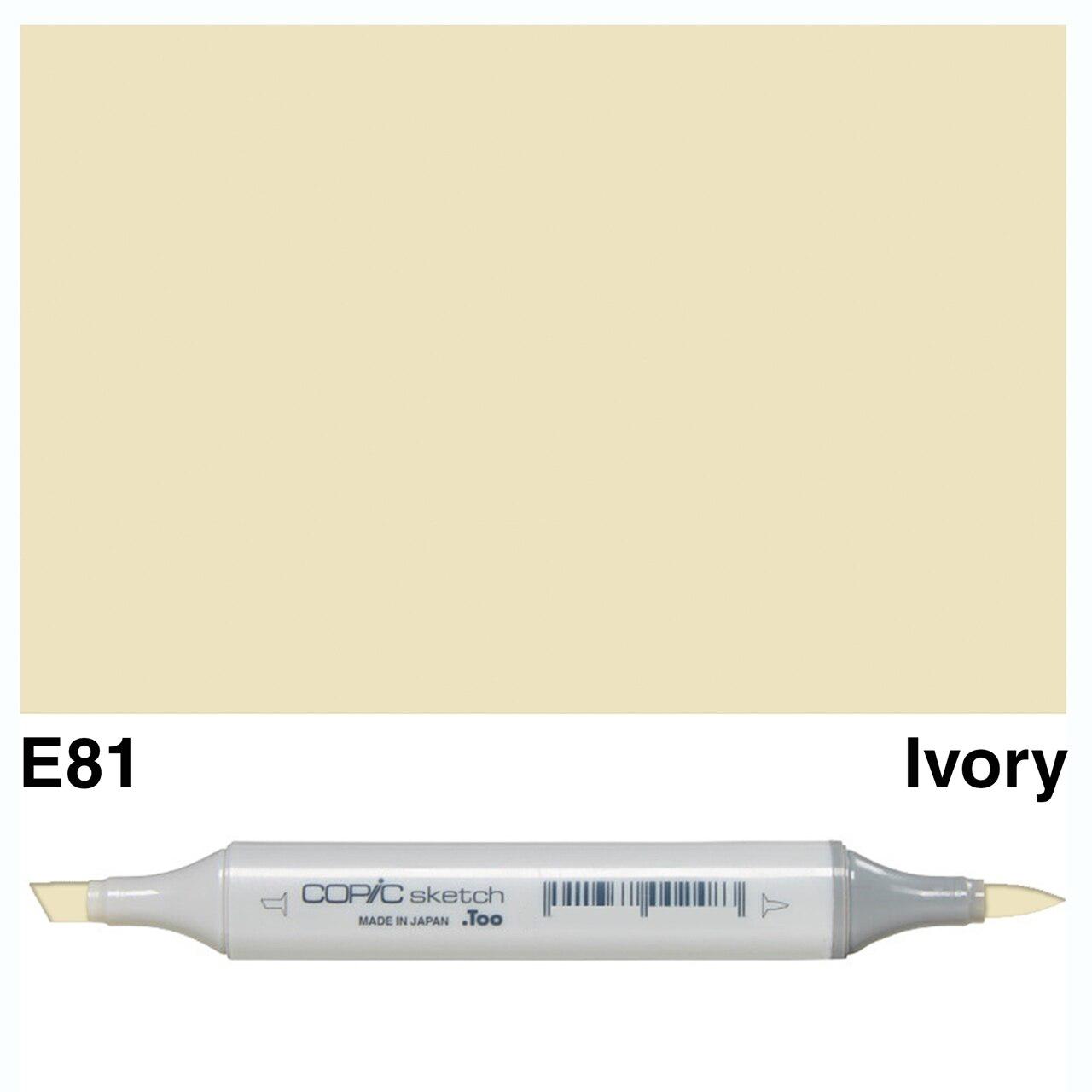 Copic - Sketch Marker - Ivory - E81-ScrapbookPal