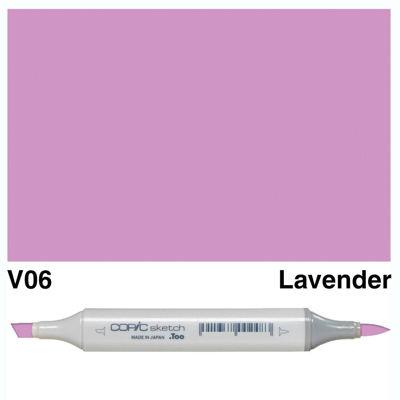 Copic - Sketch Marker - Lavender - V06-ScrapbookPal