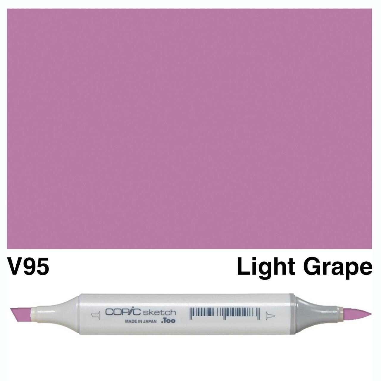 Copic - Sketch Marker - Light Grape - V95-ScrapbookPal