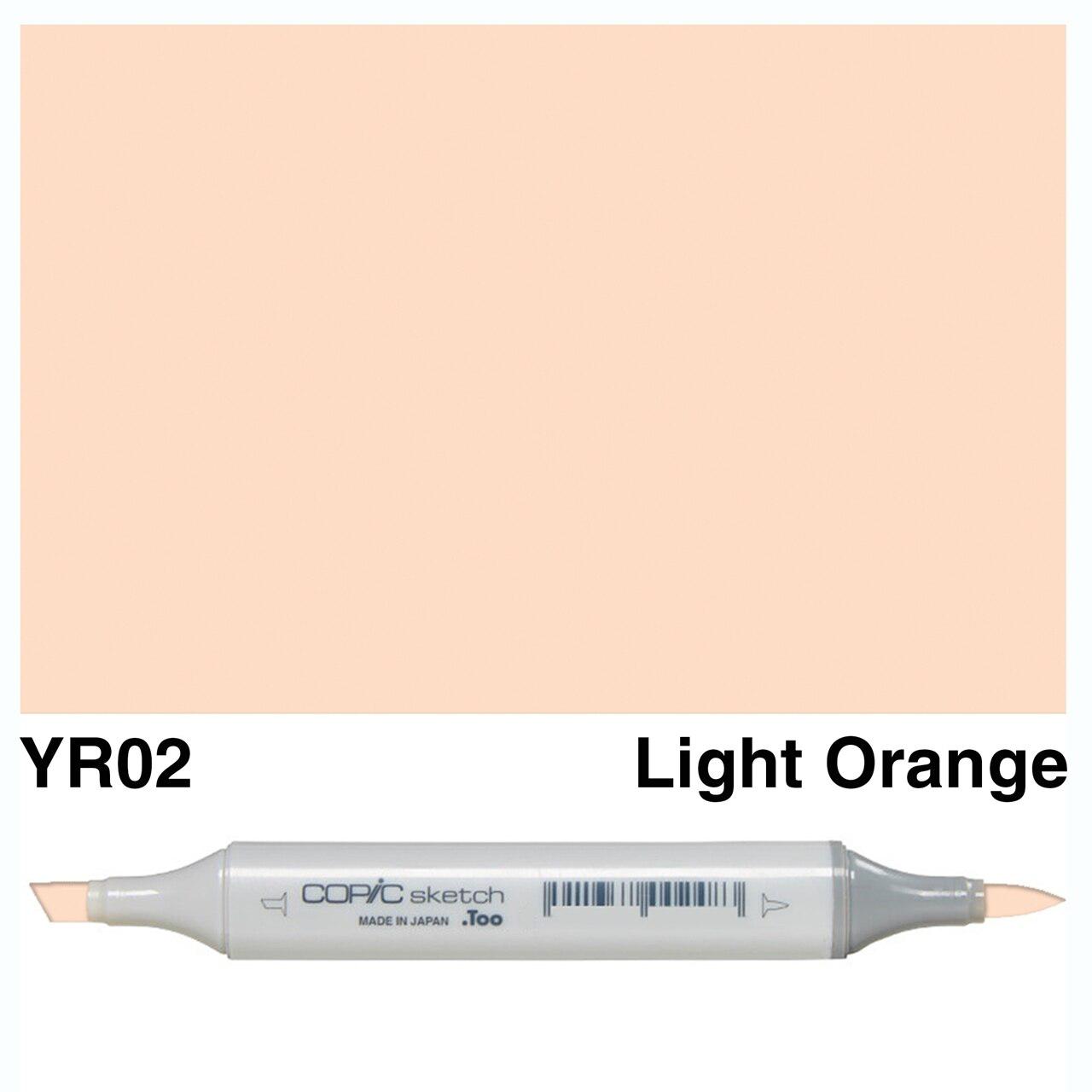 Copic - Sketch Marker - Light Orange - YR02-ScrapbookPal