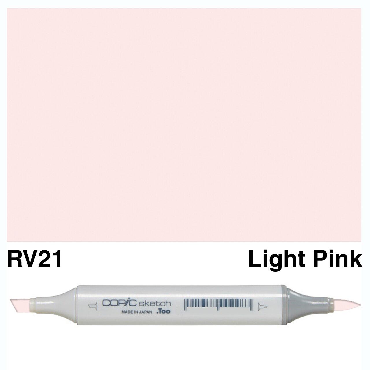 Copic - Sketch Marker - Light Pink - RV21-ScrapbookPal