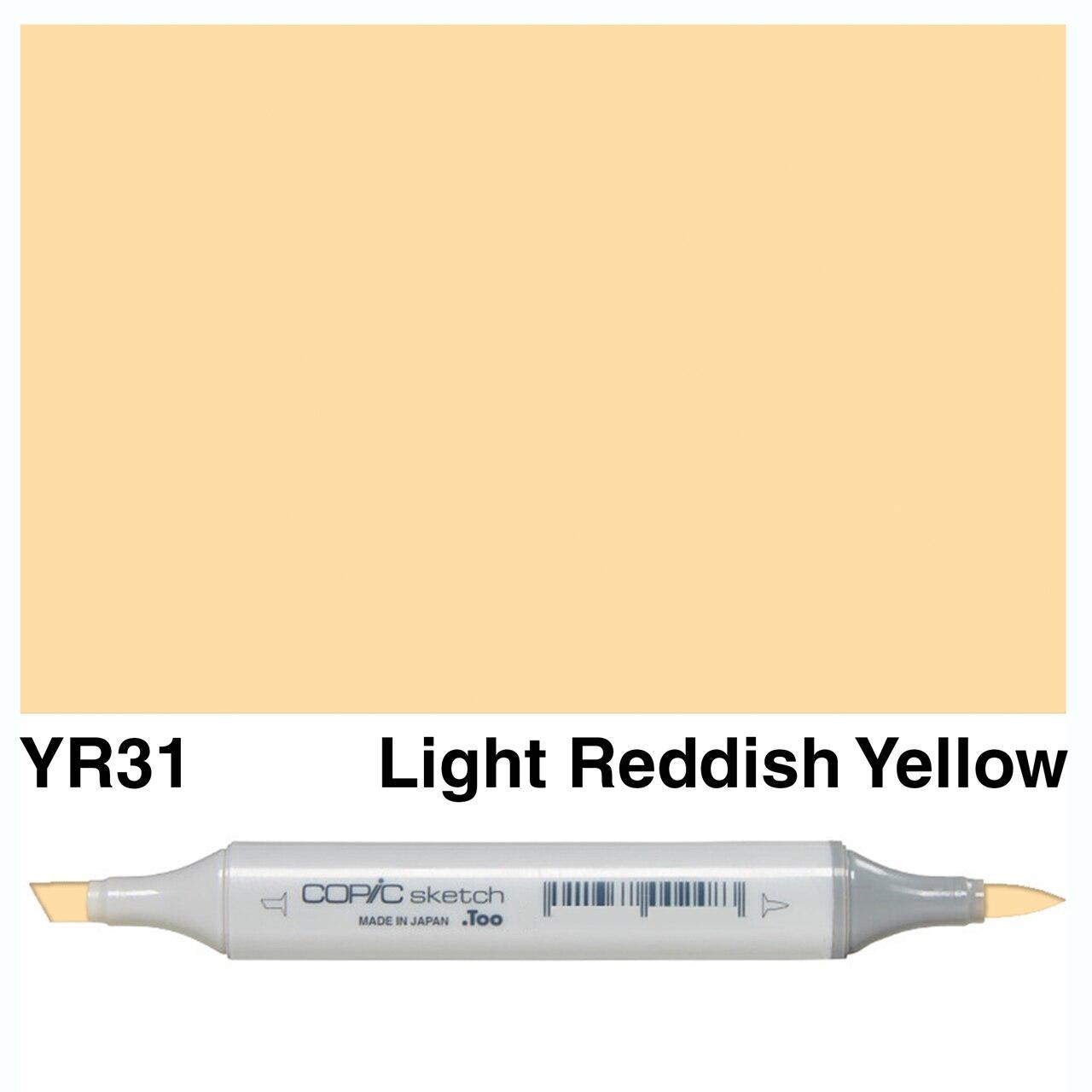 Copic - Sketch Marker - Light Reddish Yellow - YR31-ScrapbookPal