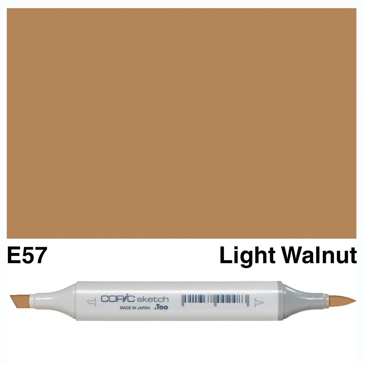 Copic - Sketch Marker - Light Walnut - E57-ScrapbookPal