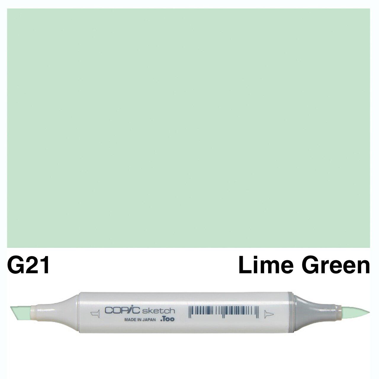 Copic - Sketch Marker - Lime Green - G21-ScrapbookPal