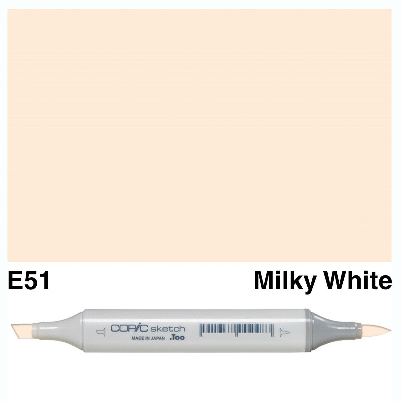Copic - Sketch Marker - Milky White - E51 – ScrapbookPal