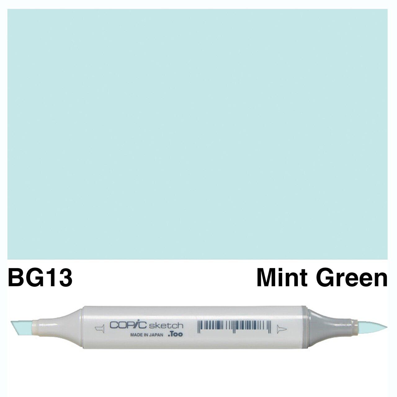 Copic - Sketch Marker - Mint Green - BG13-ScrapbookPal