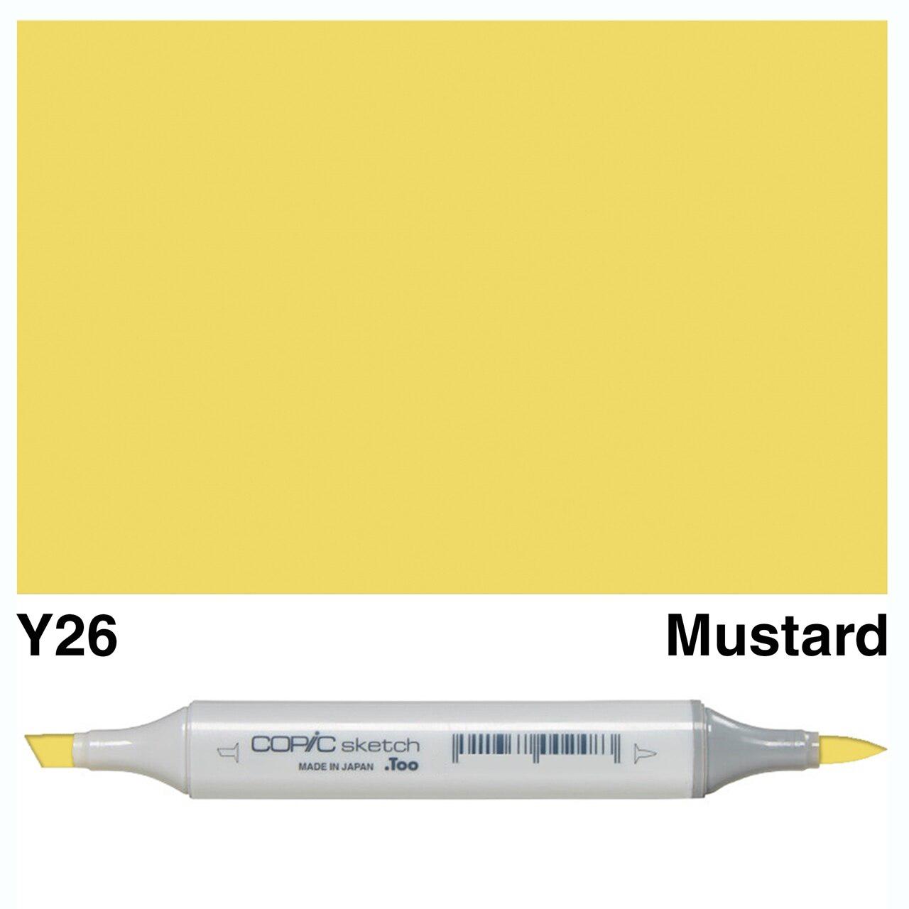 Copic - Sketch Marker - Mustard - Y26-ScrapbookPal